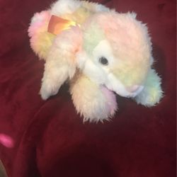 Rainbow Plush Rabbit 