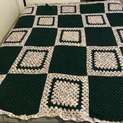 Crocheted blanket