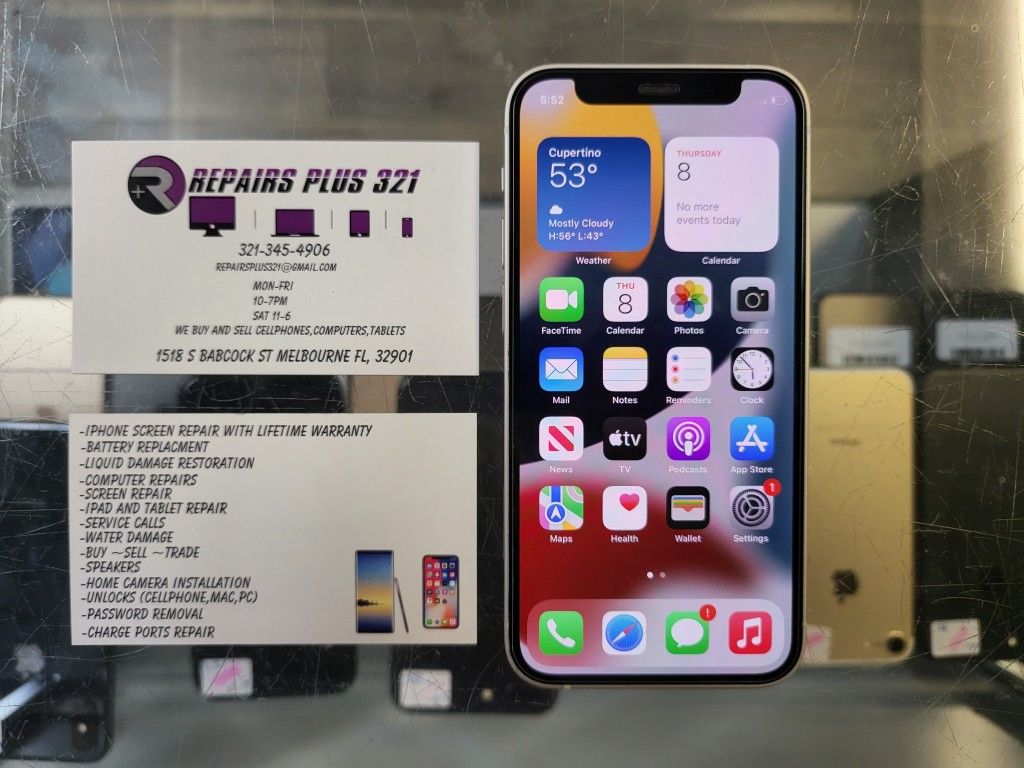 Unlocked White iPhone 12 Mini 64gb