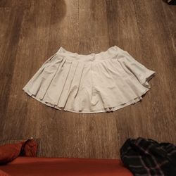Large Women's White Swim Skirt