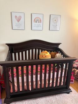 Dark Espresso - Baby Crib