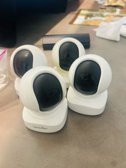 4 indoor cameras