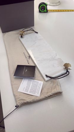 Michael Aram Butterfly Ginkgo Marble Cheese Board + Knife