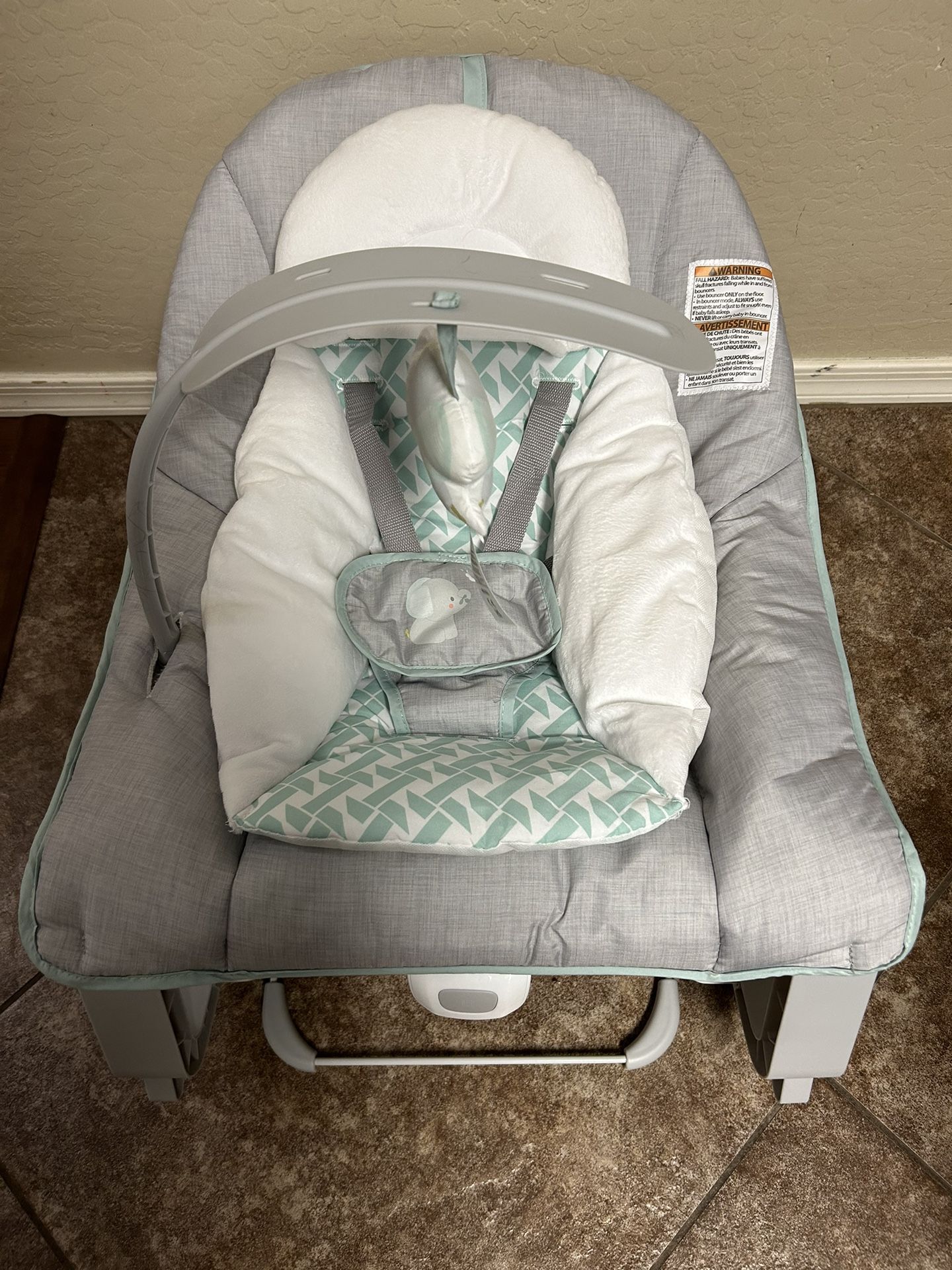 Ingenuity Keep Cozy 3-in-1 Grow With Me Bounce And Rock Seat