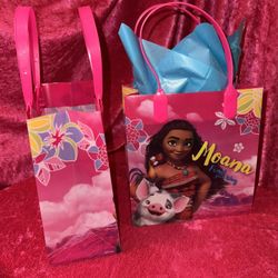 Moana Pink Gift Bag / Candy Bag/Party