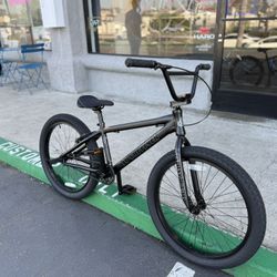 NEW SE SoCal Flyer 24” Matte Stealth Black Wheelie Bike BMX Bicycle - Redline Collective Mafia Throne 