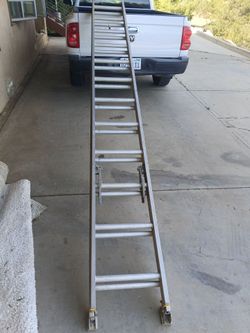 24ft aluminum extension ladder