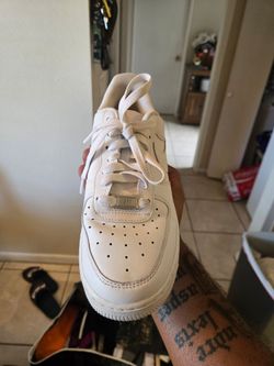 Women's white af1 air force 1s  size 7.5 great condition