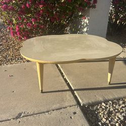 Mid Century Modern Clover Leaf Coffee Cocktail Table 