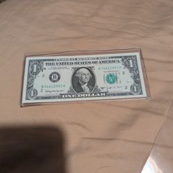 1963 B Series $1 Barr Note- ($15)