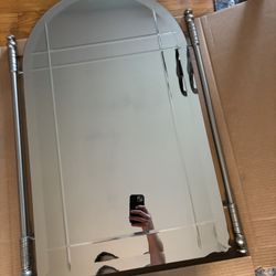 Bathroom Nickel Mirror