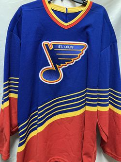 Vintage '90s NHL St Louis Blues CCM Maska Embroidered Jersey for