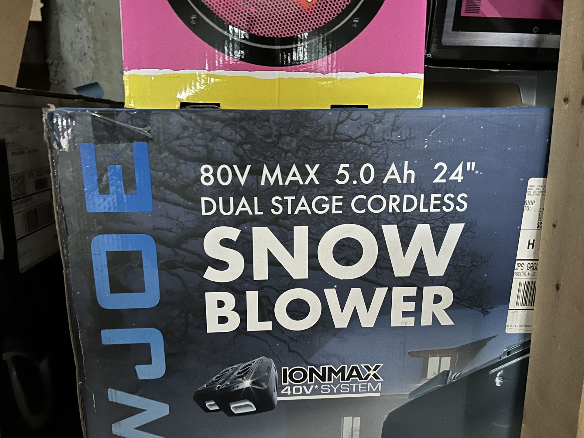 Snow Joe 24” Electric Snow Blower 2 Stage Brushless