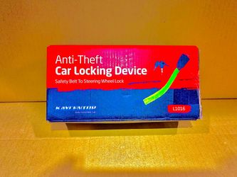 🔒 Anti-Theft Steering Wheel Lock – $25 OBO (San Lorenzo)