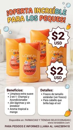 L'Oréal Kids Tropical Mango Shampoo