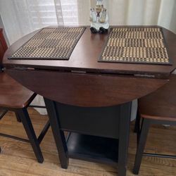 Pub Table With Two Chairs