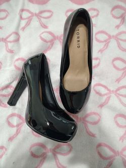 Torrid Black Patent Platform Heels