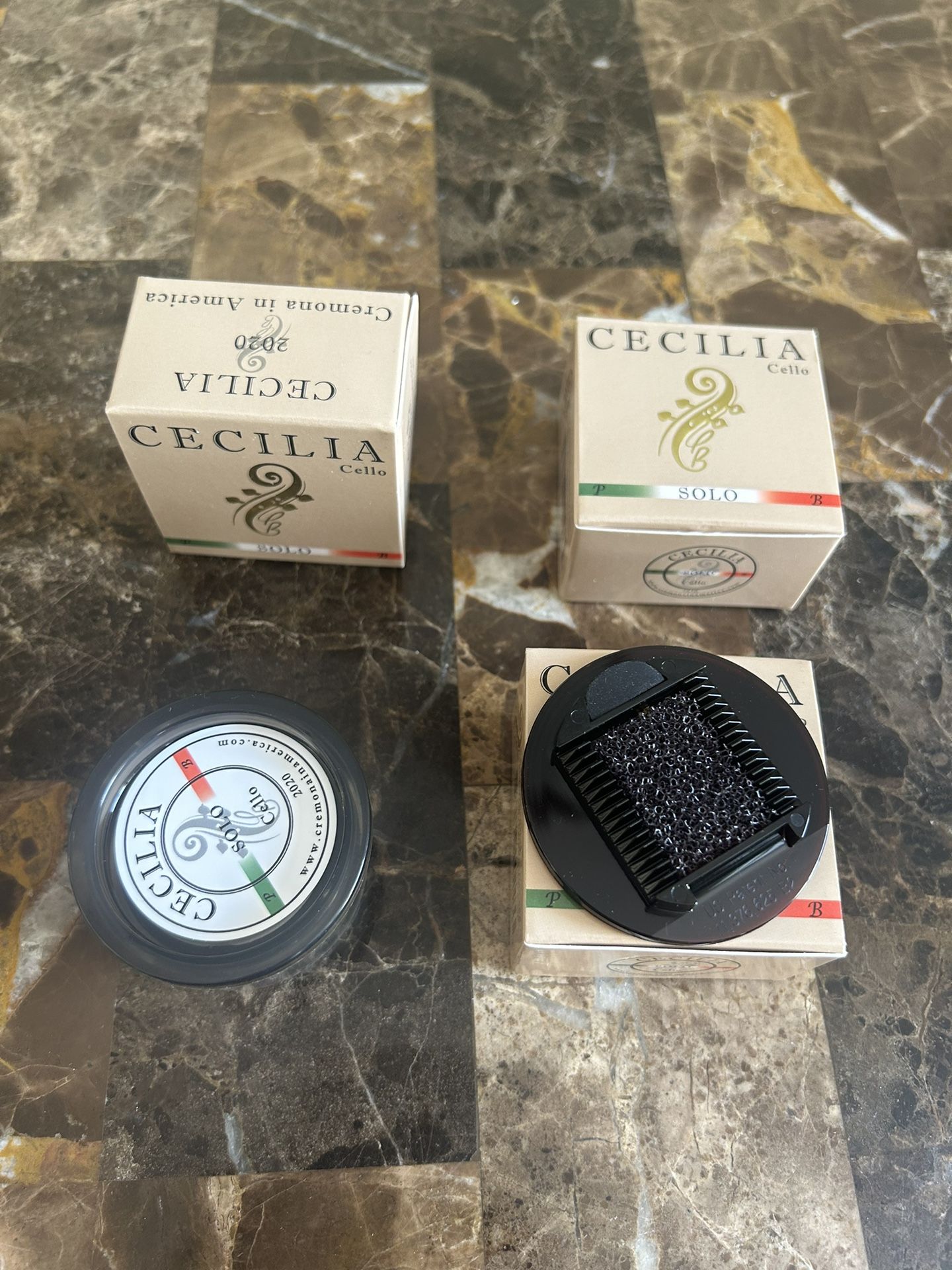 CECILIA ‘SOLO’ Rosin for Cello, Rosin Specially Formulated Cello Rosin for Cello Bows with Included Rosin Spreader (Full Cake)