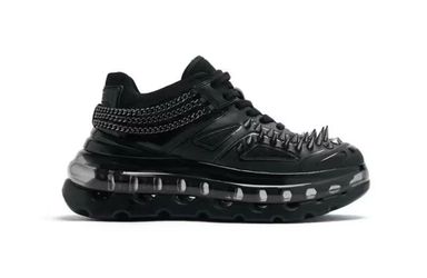 Bump’Air Shoes 54035 Studded Toe Sneakers