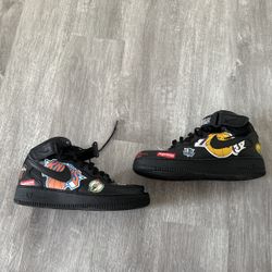 Nike Air Force 1 Mid, Supreme NBA 