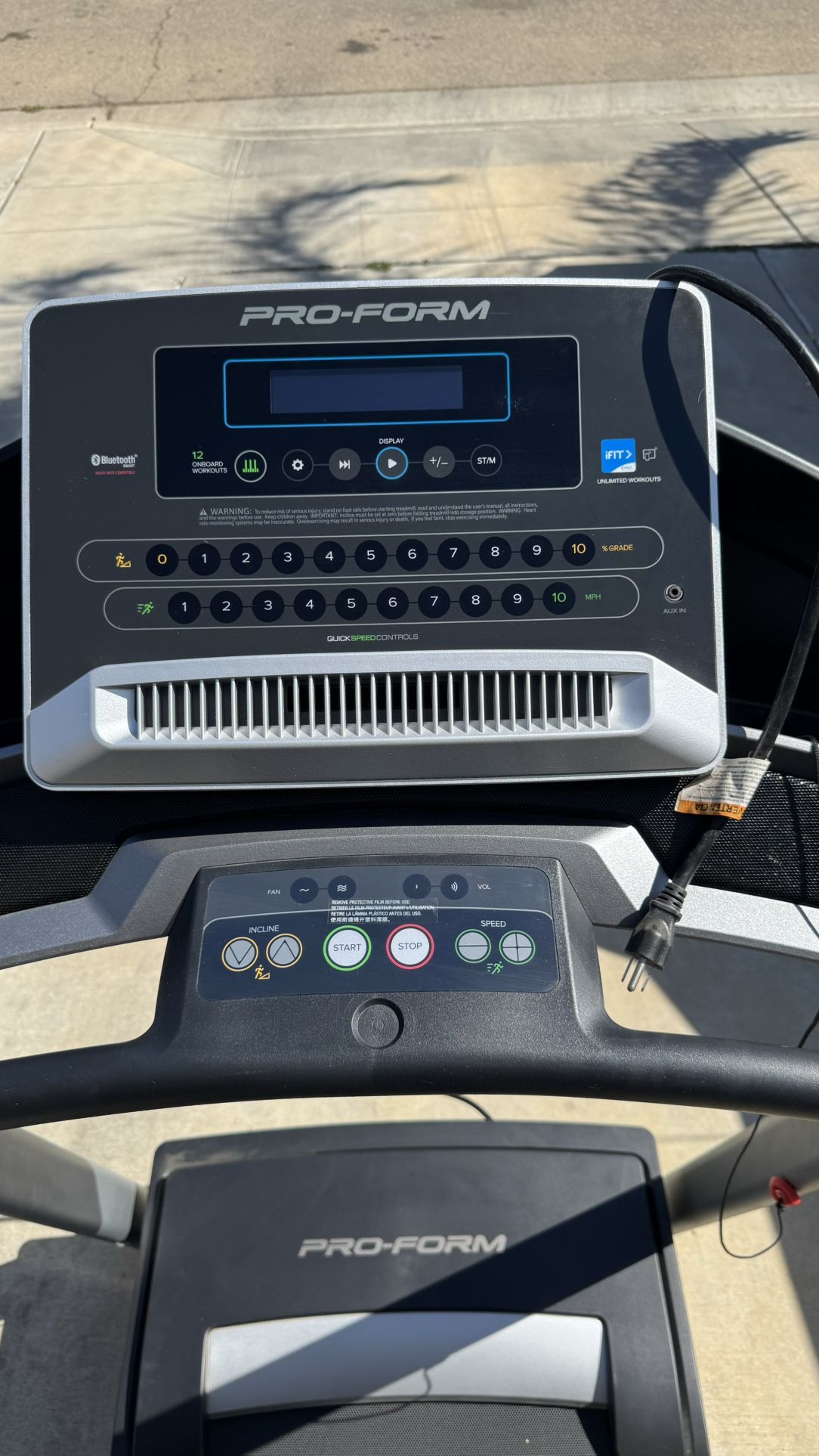 Pro-Form treadmill