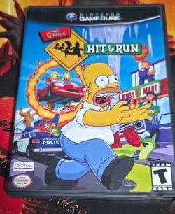 The Simpsons Hit & Run Nintendo GameCube 2003 Black Label Edition No Manual