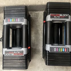 Power Block Elite EXP Dumbbells 