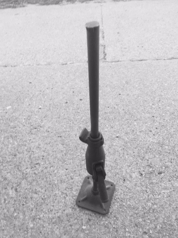 Antique car jack or lift made in st. Jiseph Michigan
