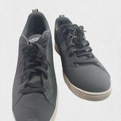 Adidas VS Advantage CL grey White Men's Sz 12.5 Tennis Sneakers F36472