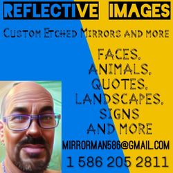 Custom Etched Mirrors for Sale