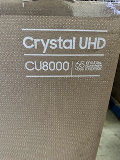 SAMSUNG 65-Inch Class Crystal UHD 4K CU8000 Series PurColor, Object Tracking Sound Lite, Q-Symphony, Motion Xcelerator, Ultra Slim, Solar Remote, Smar