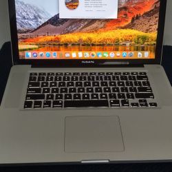 MACBOOK PRO CORE I7 16GB RAM 500GB HARD DRIVE  15.4 INCH VERY GOOD WORKING CONDITION 