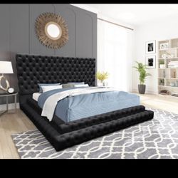 King Bed W / Mattress