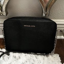 Gently Used Michael Kors Black Purse 