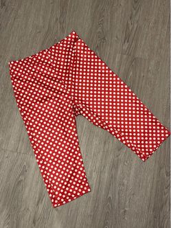 Red Polka Dot Capris SIZE-SMALL&MEDIUM AVAILABLE