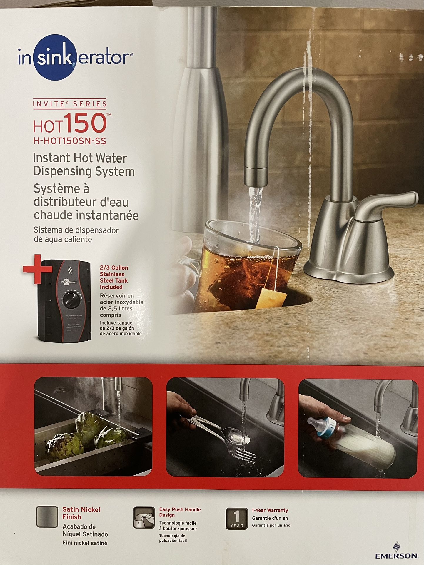 InSinkErator Instant Hot Water Dispenser