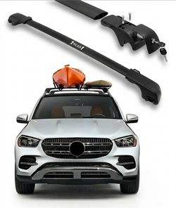 Black Roof Rack Cross Bars with Lock