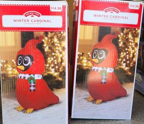 Inflatable Winter Cardinal