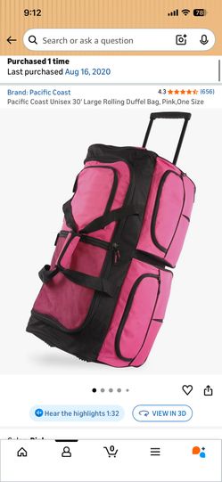 Pacific Coast Rolling Duffel BAG