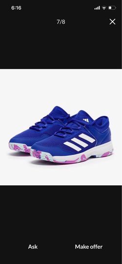 Adidas Adizero Ubersonic 4 J 'Lucid Blue Purple Burst' junior sneakers Size 3 new in box