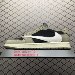 Travis Scott x Air Jordan 1 Low OG SP 'Black Olive'