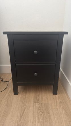 IKEA Black Nightsands set of 2