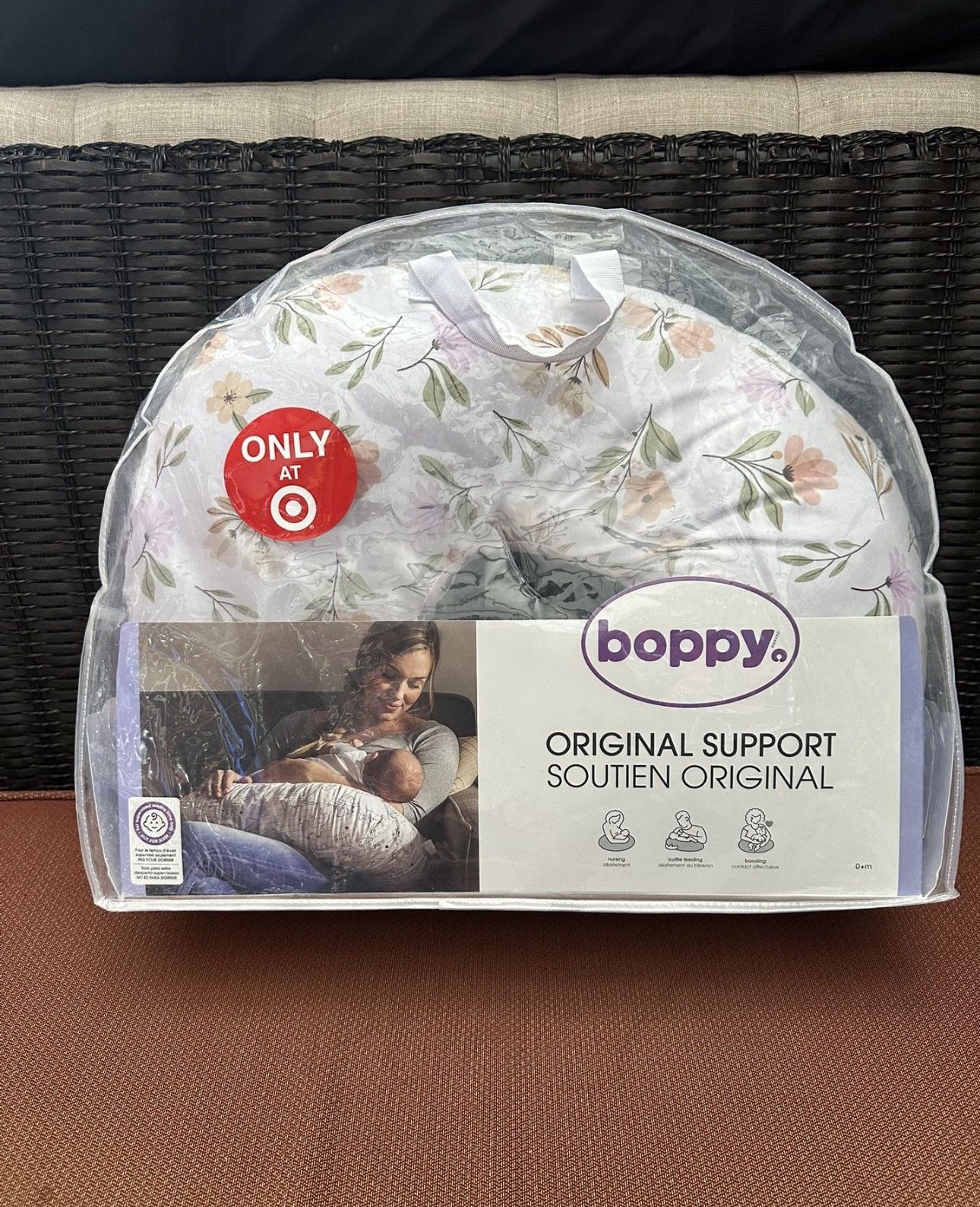 NEW Boppy Pillow Floral Design