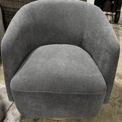 Bouclé Chair – Gray | Brand New in Box