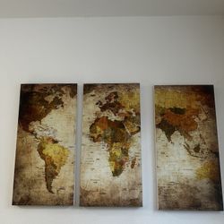 World Map Art 