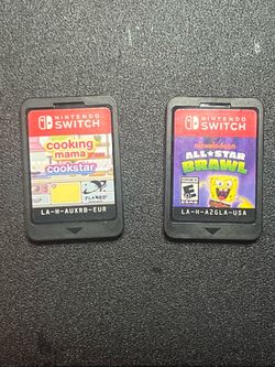 Nintendo Switch Games: nickelodeon All star brawl cooking mama cookstar minecraft