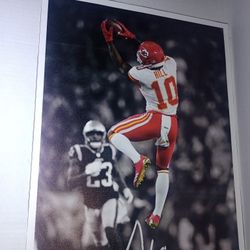 NFL Kansas City Chiefs Tyreek Hill Canvas Poster Wall Art Room Aesthetic 