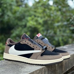 T'ravis Scott x J 1 Low 'Mocha'