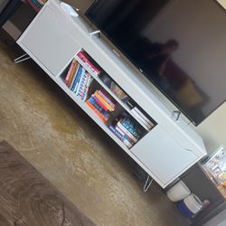TV Stand With Book Shelf 
