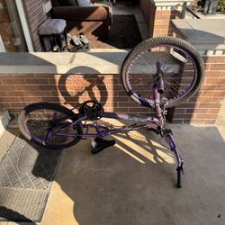 20” BMX Bike Purple, 5-7 Years